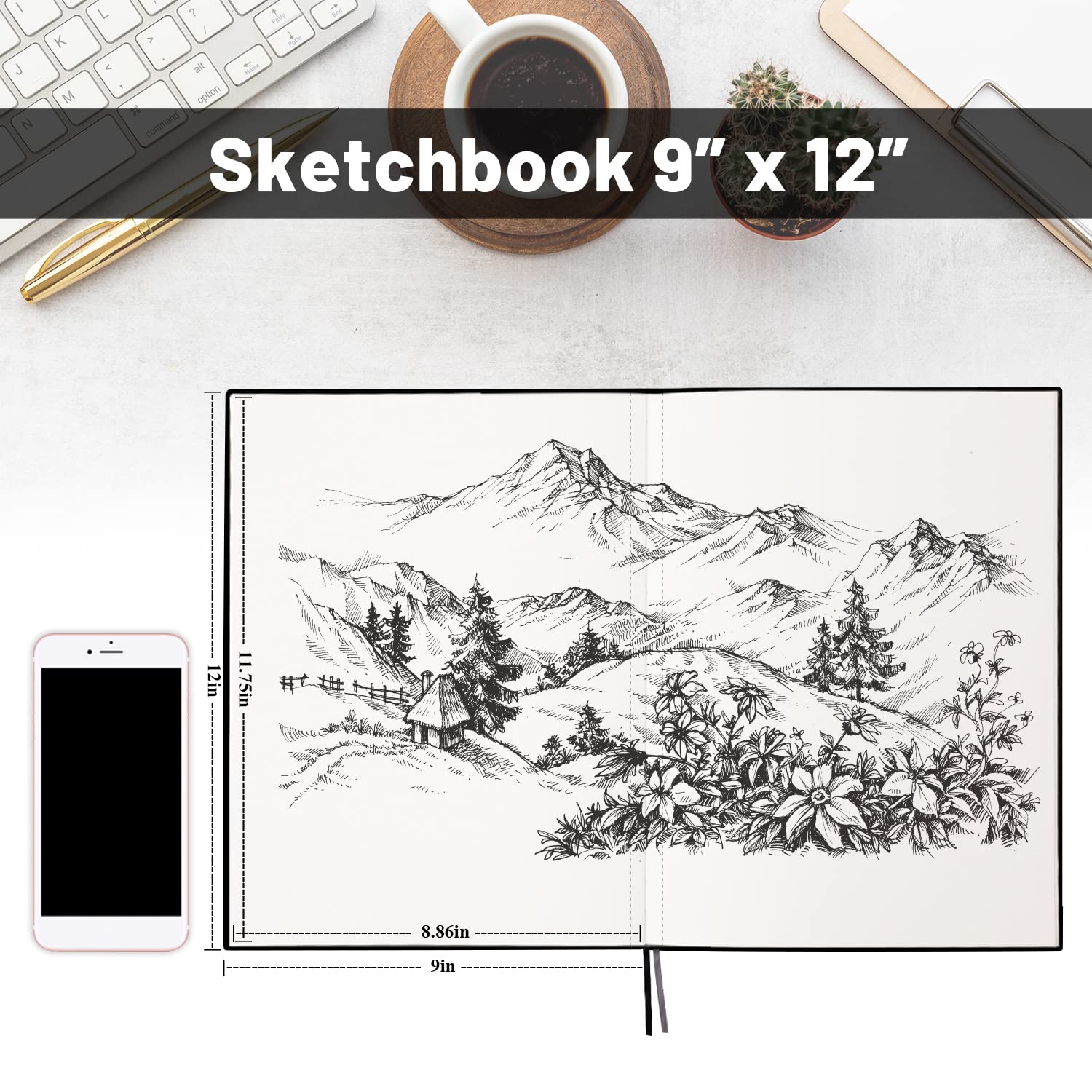 Amazon.com: Hardcover Sketch Book 9